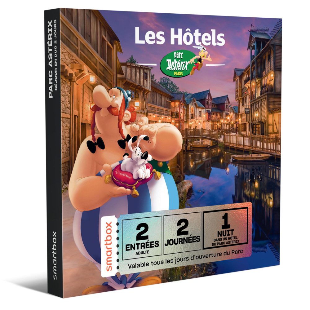 Smartbox Séjour au parc astérix – coffret cadeau séjour